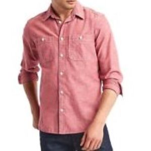 Men’s Gap 1969 Chambray Worker Shirt Size M